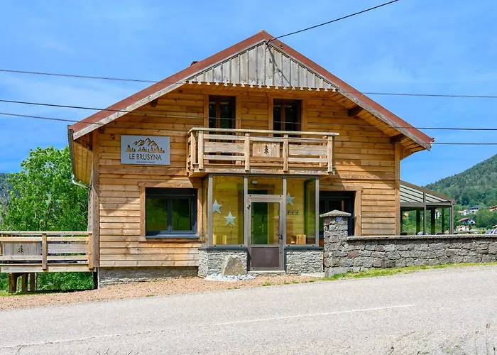 Chalet Le Brusyna Avec Jacuzzi